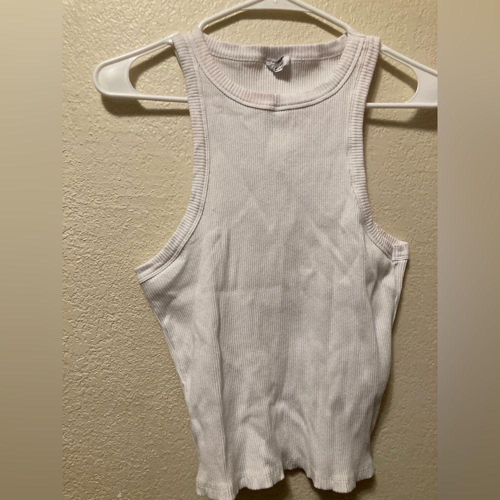 White kids tank top